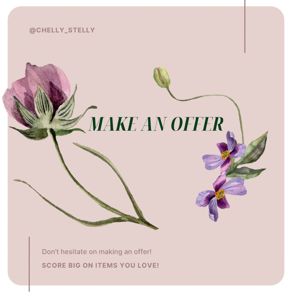 🌸MAKE AN OFFER🌸